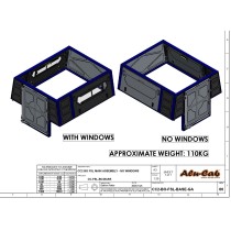 ModCAP Alu-Cab 6.5' : Hardtop pick-up alu, fenêtres, robuste